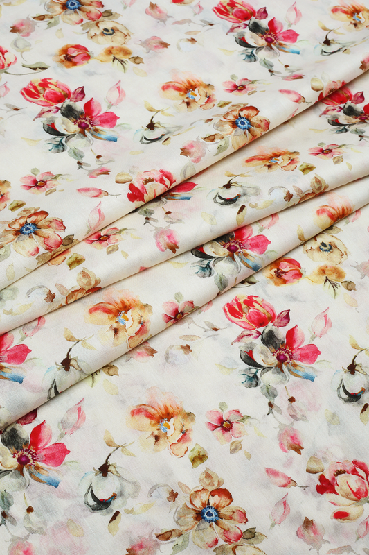 2 Piece - Digitally Printed Lawn - F1 - D2102