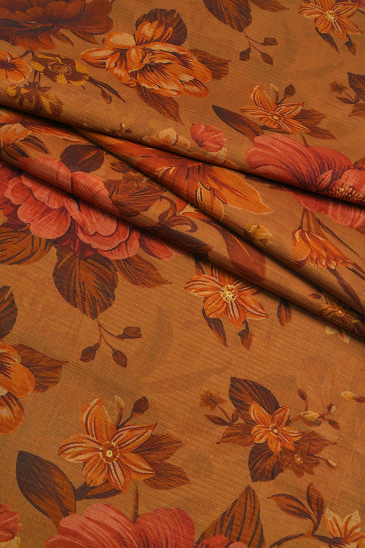 3 Piece - Digitally Printed Doriya Lawn - D1819
