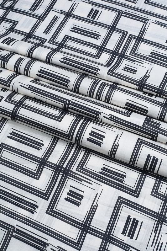 2 Piece - Digitally Printed Lawn - F1 - D2201