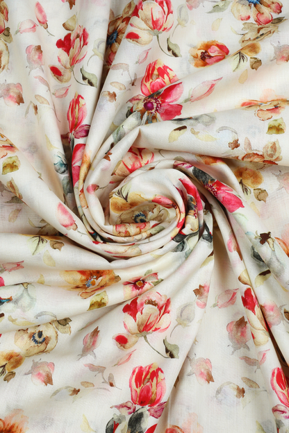 2 Piece - Digitally Printed Lawn - F1 - D2102
