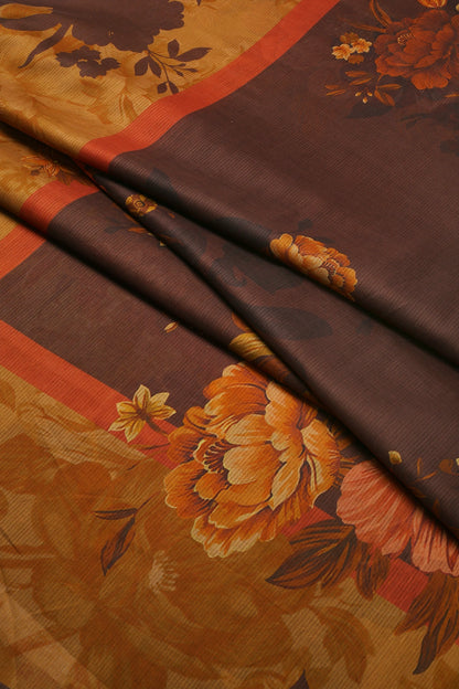 3 Piece - Digitally Printed Doriya Lawn - D1819