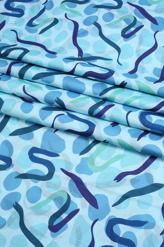 2 Piece - Digitally Printed Lawn - F1 - D2203