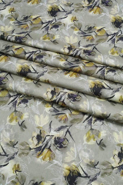 2 Piece - Digitally Printed Lawn - F1 - D2204