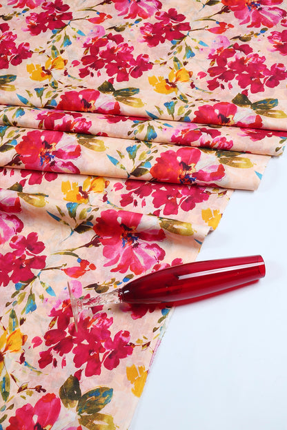 2 Piece - Digitally Printed Lawn - F1 - D2206