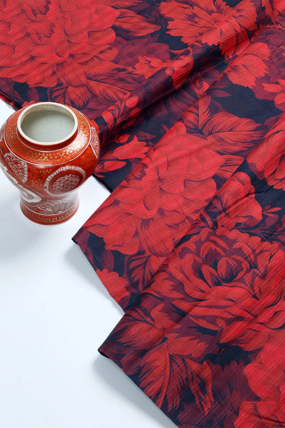 2 Piece - Digitally Printed Doriya Lawn - F2 - D2504