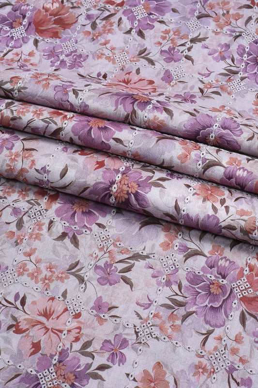 3 Piece - Embroidered Lawn - F24 - D2703