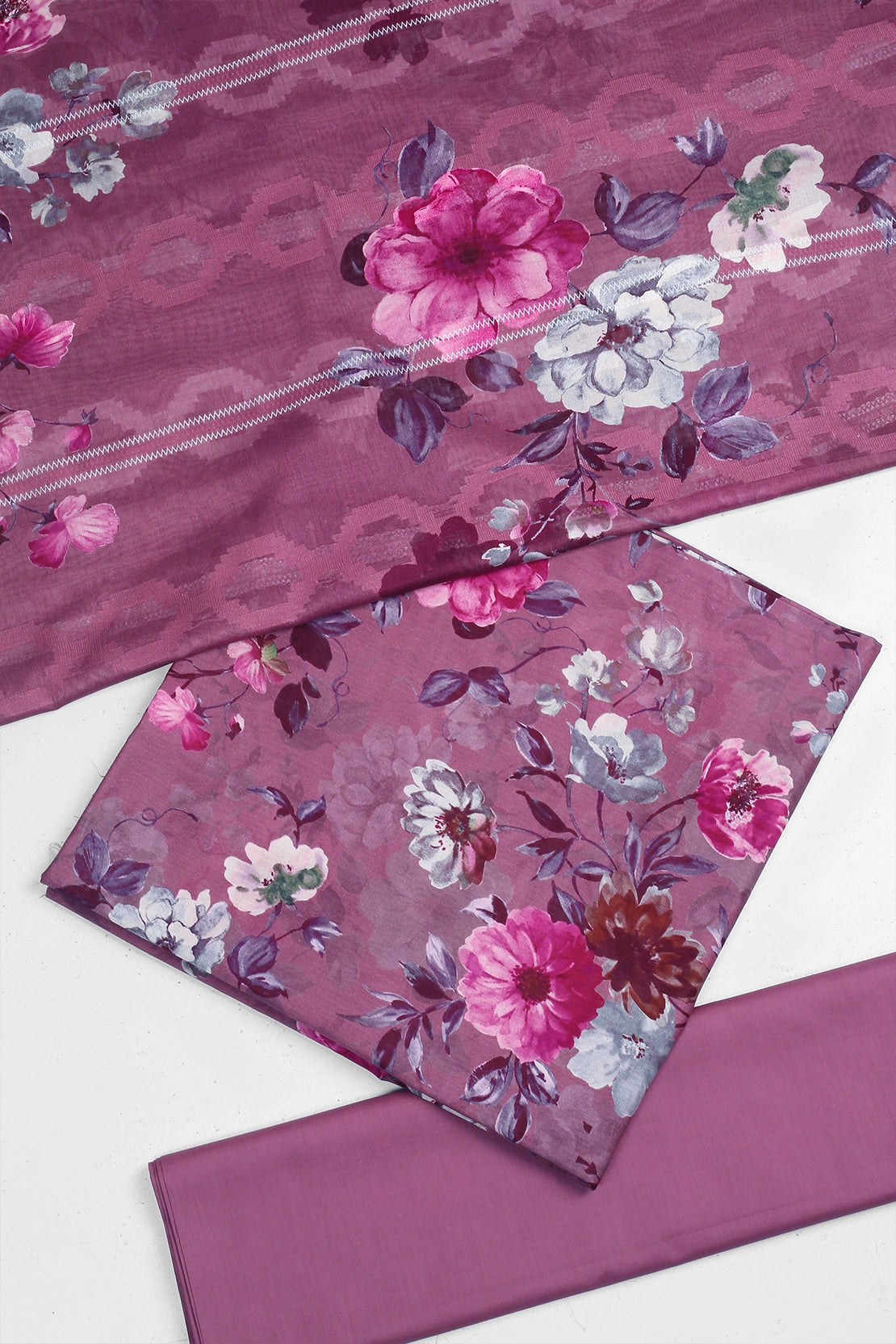 3 Piece - Digitally Printed Lawn - F26 - D2809