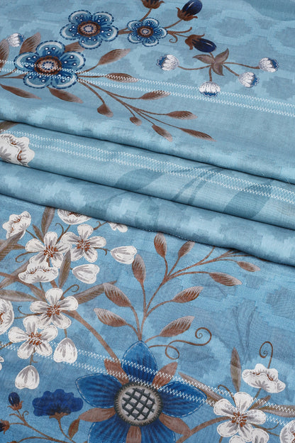 3 Piece - Digitally Printed Lawn - F26 - D2805