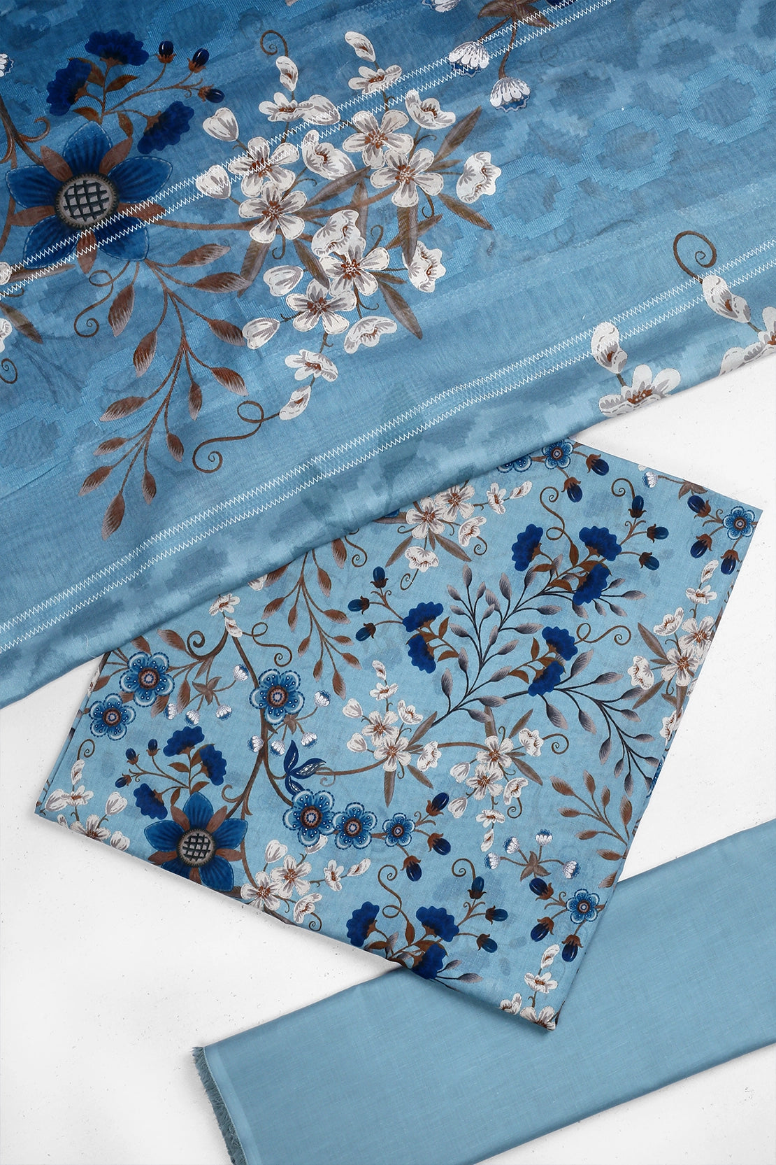 3 Piece - Digitally Printed Lawn - F26 - D2805