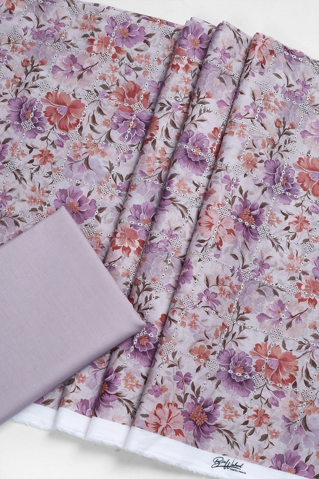 2 Piece - Embroidered Lawn - F35 - D3004