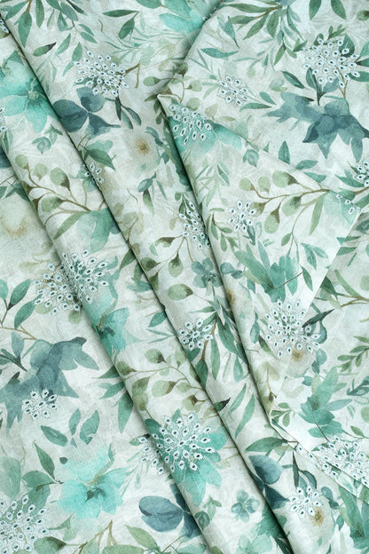 3 Piece - Embroidered Lawn - F49 - D3101