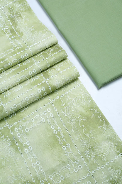 2 Piece - Embroidered Lawn - D3802