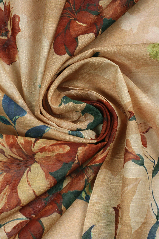 2 Piece - Digitally Printed Doriya Lawn - D3907