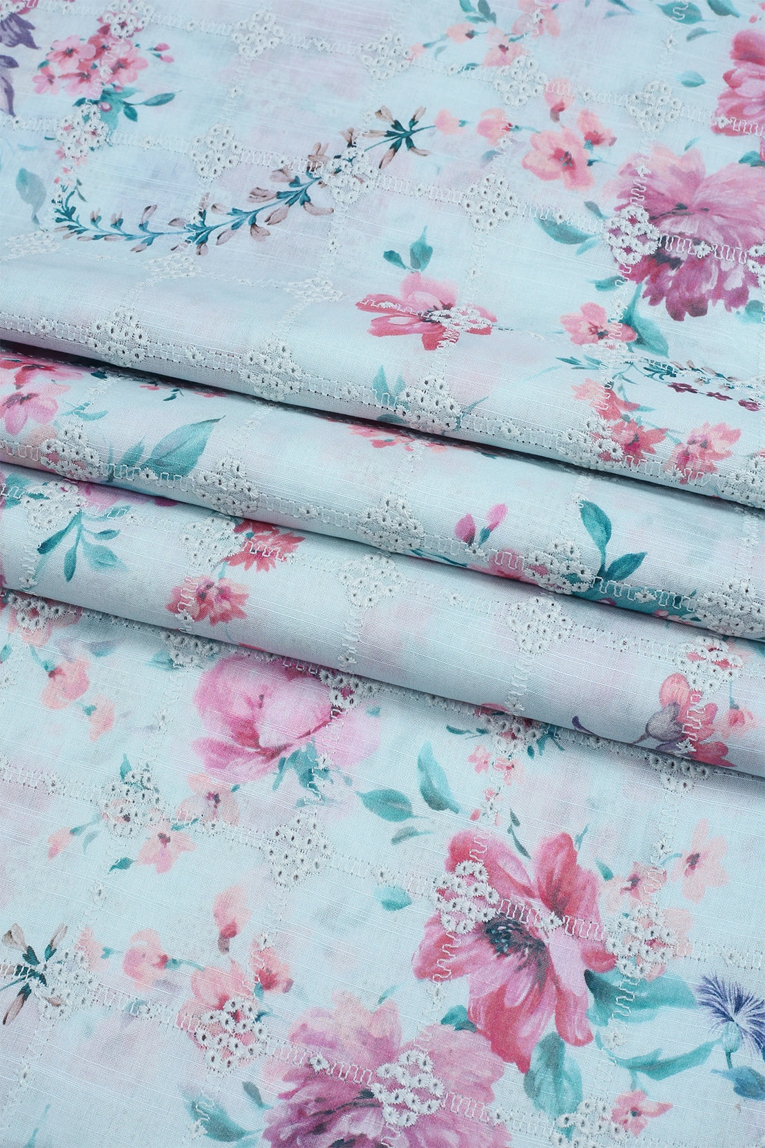 3 Piece - Embroidered Lawn - F63 - D4101