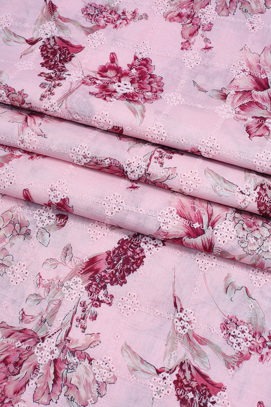 3 Piece - Embroidered Lawn - F63 - D4102