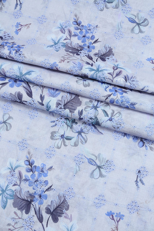 3 Piece - Embroidered Lawn - F63 - D4108