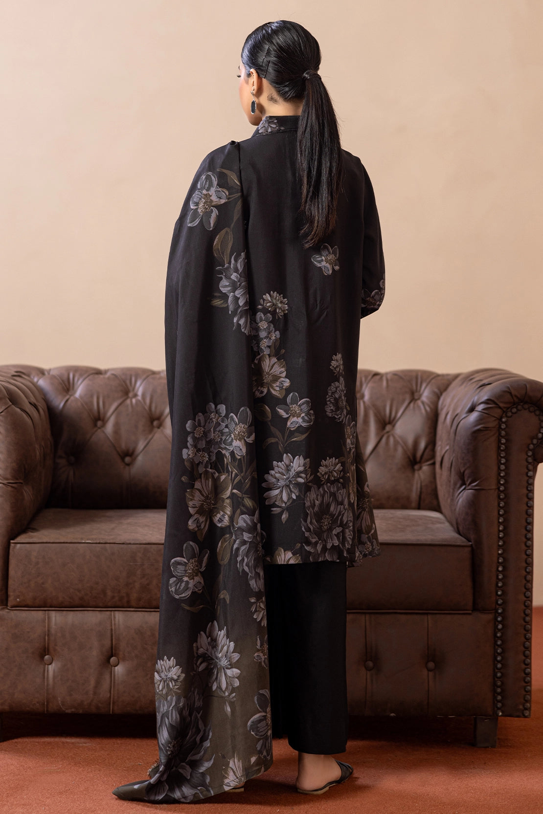 3 Piece - Embroidered Viscose - WD1406
