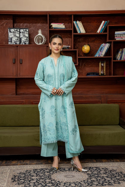 3 Piece Embroidered Karandi FV518