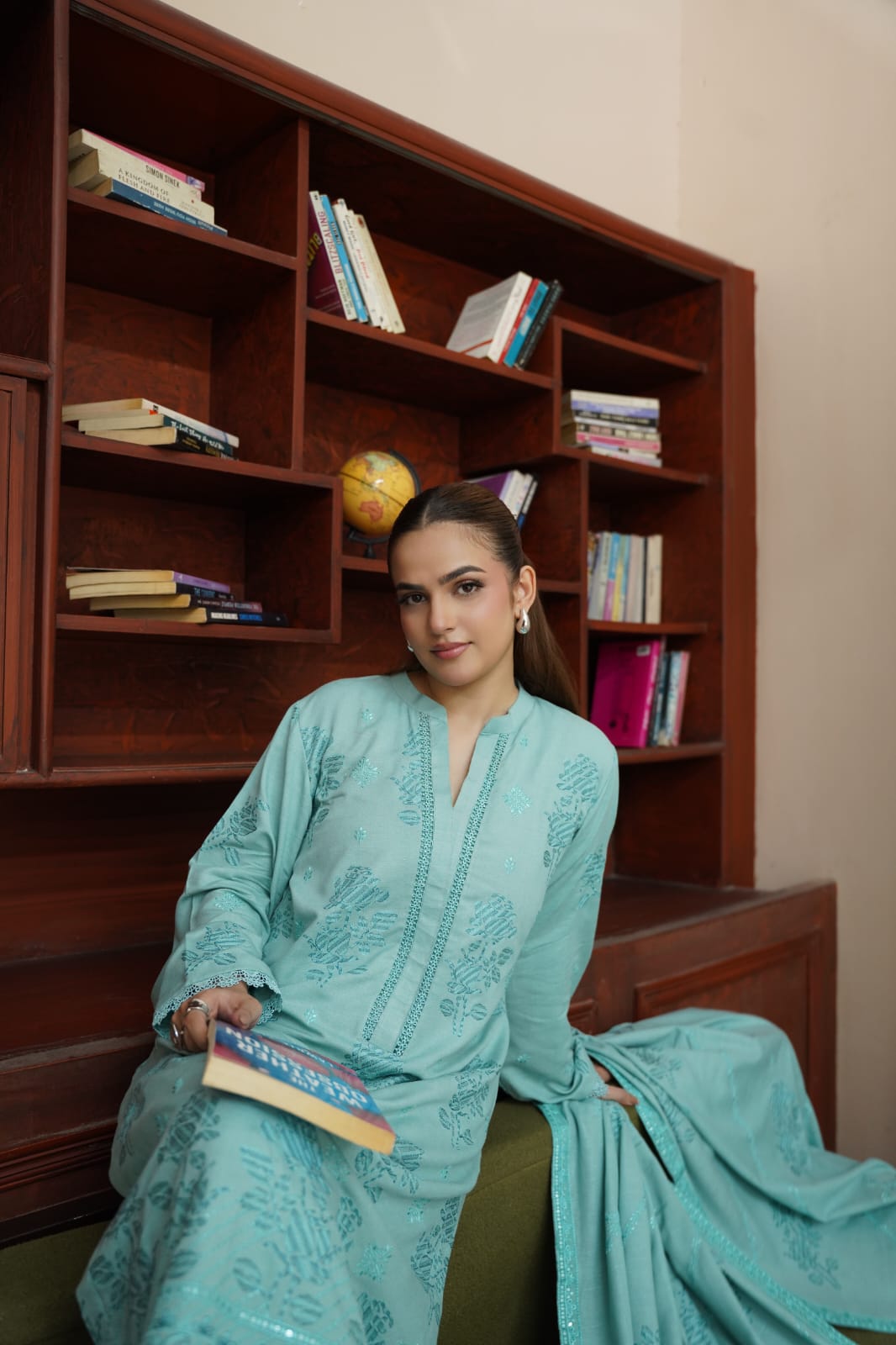 3 Piece Embroidered Karandi FV518
