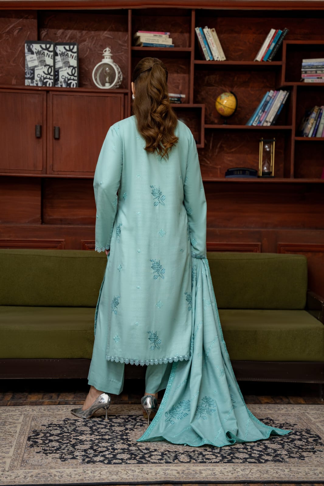 3 Piece Embroidered Karandi FV518