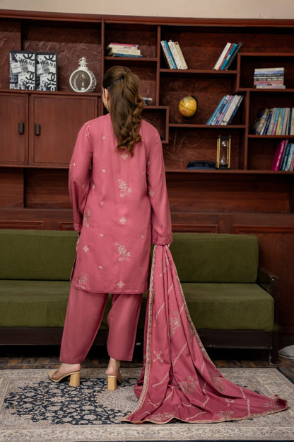 3 Piece Embroidered Karandi FV518